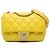 Coco rain Chanel Giallo Parigi Seoul Piccolo Flap in Gomma Coco Pioggia