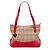 Tote de lona Burberry Beige Haymarket Check Bege
