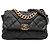 Chanel Schwarz Große Lammleder 19 Klappe