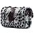 Chanel Schwarze Mini Rechteckige Gesteppt Tweed Einzelflap - Ansicht 2