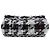 Chanel Schwarze Mini Rechteckige Gesteppt Tweed Einzelflap - Ansicht 3