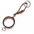 Ring Portachiavi Charm Aneau Collier de Chien Hermès D'oro - vista 2