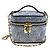 Borsa a spalla micro Vanity in jacquard laminato Monogram Louis Vuitton Blu navy