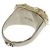 Christian Dior CD Blumenmuster Ring Silber Blau Golden - Ansicht 2