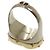Christian Dior CD Blumenmuster Ring Silber Blau Golden - Ansicht 3