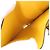 Billetera bifold de cuero Moreau Paris Dorado Amarillo - vista 7