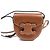 Céline Borsa a spalla CELINE Mini Besas in pelle Triomphe Marrone