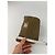 Vintage Courreges Polyester-Leder Clutch khaki braun - Ansicht 12