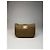 Vintage Courreges Polyester-Leder Clutch khaki braun - Ansicht 5