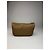 Vintage Courreges Polyester-Leder Clutch khaki braun - Ansicht 7