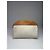 Triomphe Céline Clutch in pelle monogramma Celine Paris vintage bianco e marrone - vista 2