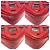 Borsa a spalla in pelle di agnello rossa Chanel Rosso - vista 3