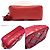 Borsa a spalla in pelle di agnello rossa Chanel Rosso - vista 4