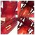 Borsa a spalla in pelle di agnello rossa Chanel Rosso - vista 6