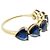 Saphir-Herzbandring Tiffany & Co. Blau Golden - Ansicht 4