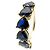 Saphir-Herzbandring Tiffany & Co. Blau Golden - Ansicht 6