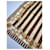 Vintage Fendi Gestreifte Schal Braun Gold Golden  - Ansicht 4