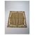 Vintage Fendi Gestreifte Schal Braun Gold Golden  - Ansicht 5