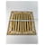 Vintage Fendi Gestreifte Schal Braun Gold Golden  - Ansicht 7