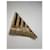 Vintage Fendi Gestreifte Schal Braun Gold Golden  - Ansicht 8