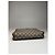 Clutch Vintage Gucci Plus Monogramma Grigio Marrone - vista 8