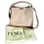 Fendi Peekaboo X-lite Medium Beige with Purple Interior Prune Dark brown Leather Metal Deerskin  ref.2544479