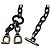 Collana a catena Gucci Tom Ford Ellipse in argento sterling - vista 4