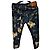 Gucci Bleach Processed Studded Distressed Denim Jeans Blue - view 6
