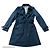 Abrigo Trench Burberry Negro de Algodón