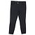 Pantalones rectos Escada en seda negra Negro