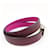 Hermès Hermes Medor Infinie Double Tour Bracelet Leather Size 17 Purple  - view 4