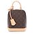 Sac à dos Alma Monogram Louis Vuitton Marron