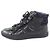 Chanel Hochschnitt Leder Sneakers Schwarz - Ansicht 4