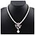 Autre Marque Collana in argento con perle e fiori 2WAY - vista 2
