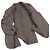 Chaqueta de lana a medida Salvatore Ferragamo Castaño - vista 2