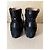 Bottines Louis Vuitton en cuir noir - vue 10