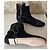 Bottines Louis Vuitton en cuir noir - vue 4