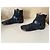 Bottines Louis Vuitton en cuir noir - vue 8