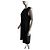 Comme Des Garcons Schwarzes Kleid CDG NOIR KEI NINOMIYA - Ansicht 11