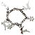 Adorabile bracciale vintage DOLCE & GABBANA con renne e stelle natalizie cristalli