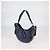 RED Valentino Hobo in pelle blu navy con dettagli arricciati - vista 2