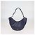 RED Valentino Hobo in pelle blu navy con dettagli arricciati - vista 3