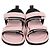 Sandali flat slingback in pelle rosa Louis Vuitton con cuscino da piscina comfort