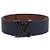 Louis Vuitton Navy Blue/Brown Leather LV Tilt Reversible Belt