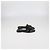 Sandali piatti Oran in pelle nera Hermès Nero - vista 3