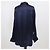 Camicia in seta lucida blu scuro a maniche lunghe Loewe - vista 3