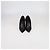 Schwarze/braune Leder- und Monogramm-Canvas-Pumps mit spitzem Blockabsatz von Louis Vuitton