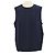 Blusa sin mangas plisada de seda azul marino Chanel