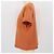 Hermès T-shirt à manches courtes en coton orange brodé avec poche Hermes - vue 2