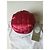 Clutch Christian Dior in raso rosso - vista 5